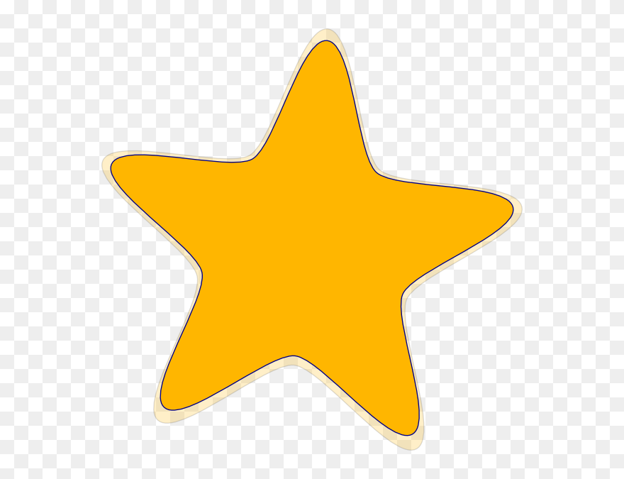 Gold Star Clip Art At Clker Com Vector Clip Art Online - Gold Star Clipart Png Transparent Png