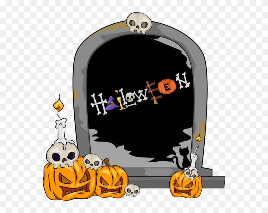 Halloween Tombstone Clipart - Halloween Gravestone Clipart - Png Download