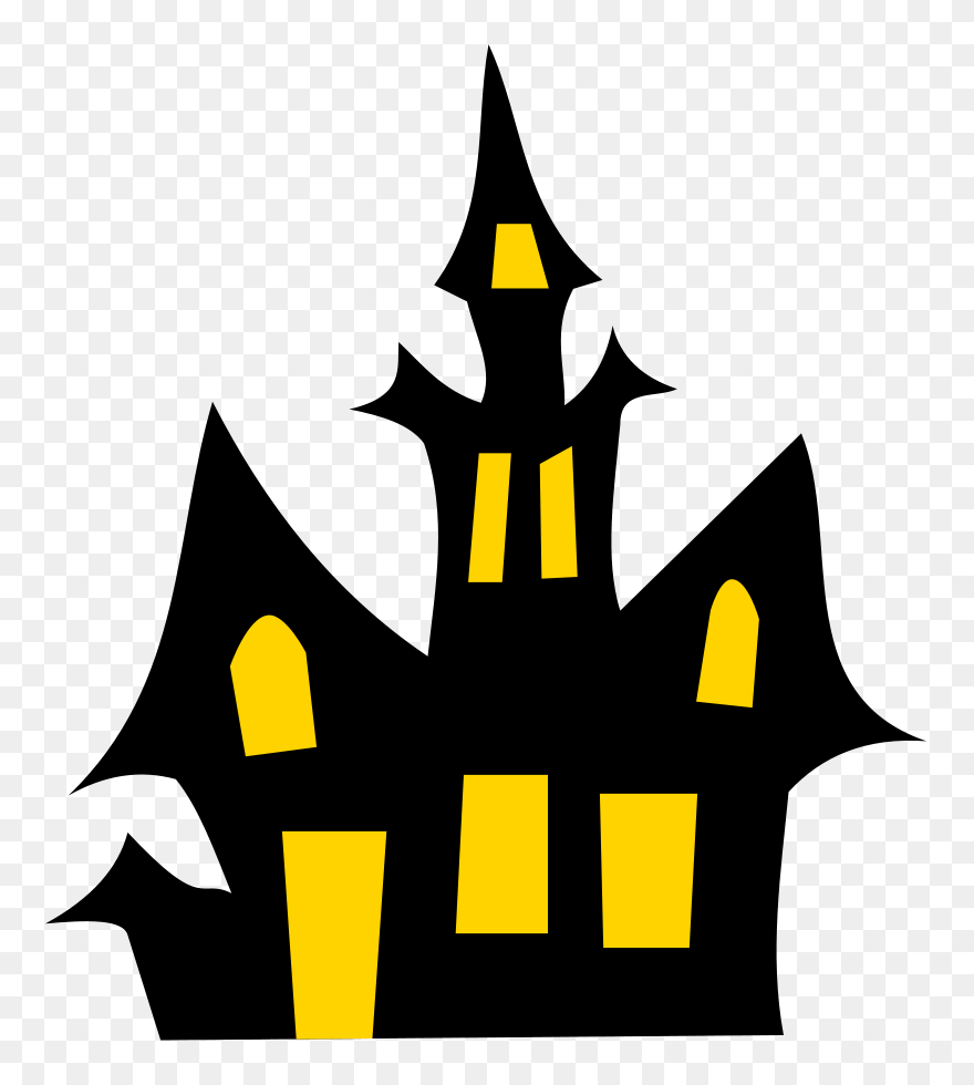 Halloween Transparent Background Png Download - Halloween Haunted House Clipart
