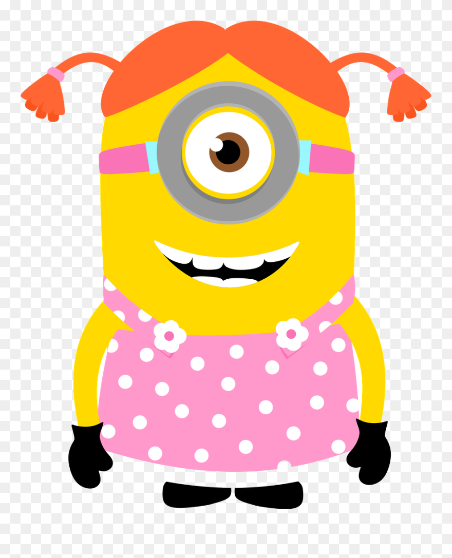 Minions Thanksgiving Png - Girl Minion Clip Art Transparent Png