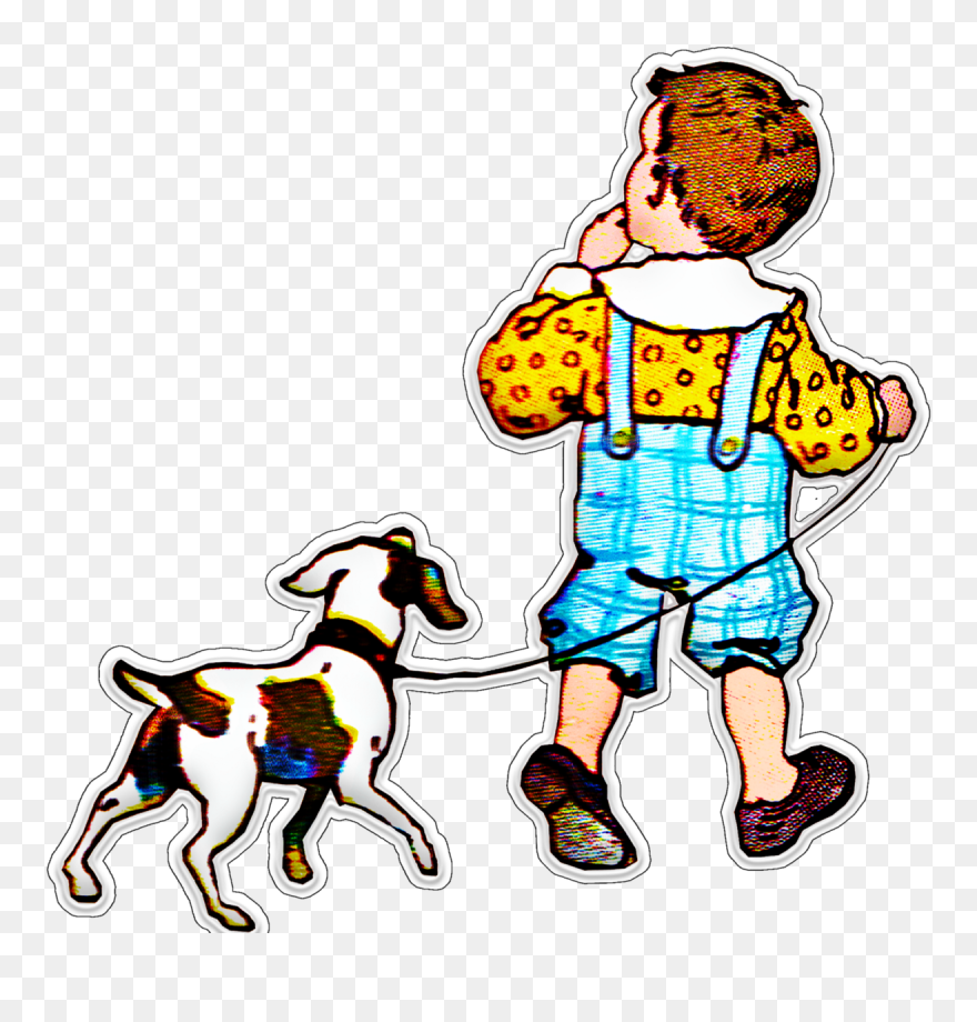 Spring Clipart Puppy - Vintage Dog Png Transparent Png