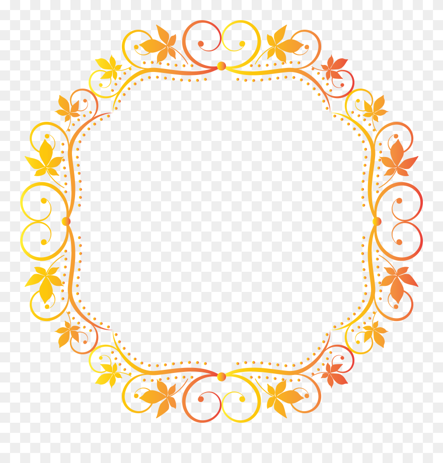 Fall Border Images Clipart - Png Download
