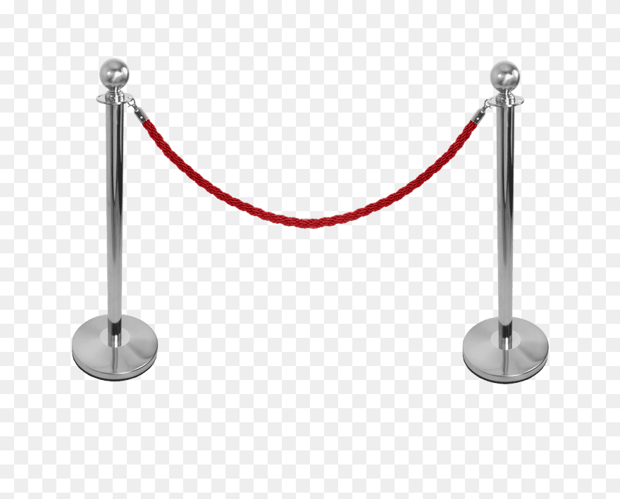 Red Rope Barrier - Red Rope Barrier Png Clipart