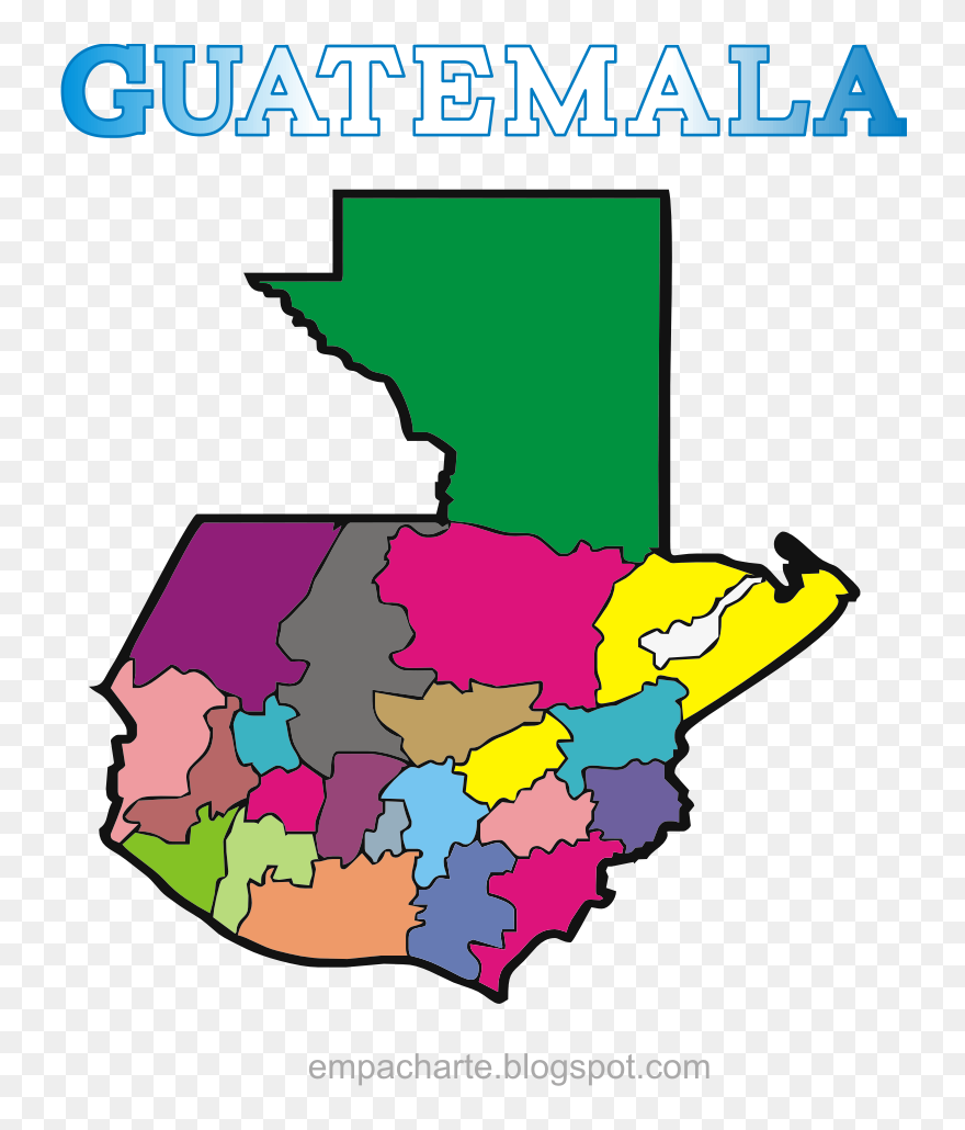 Mapa De Guatemala Vector Png Clipart