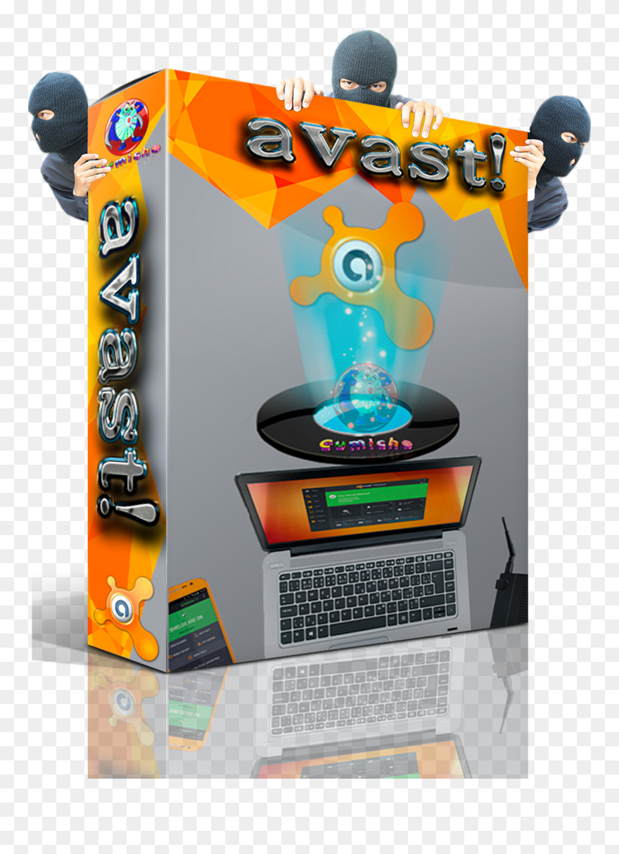 Avast Pro Antivirus / Internet Security / Premier 2016 - Skateboarding Clipart