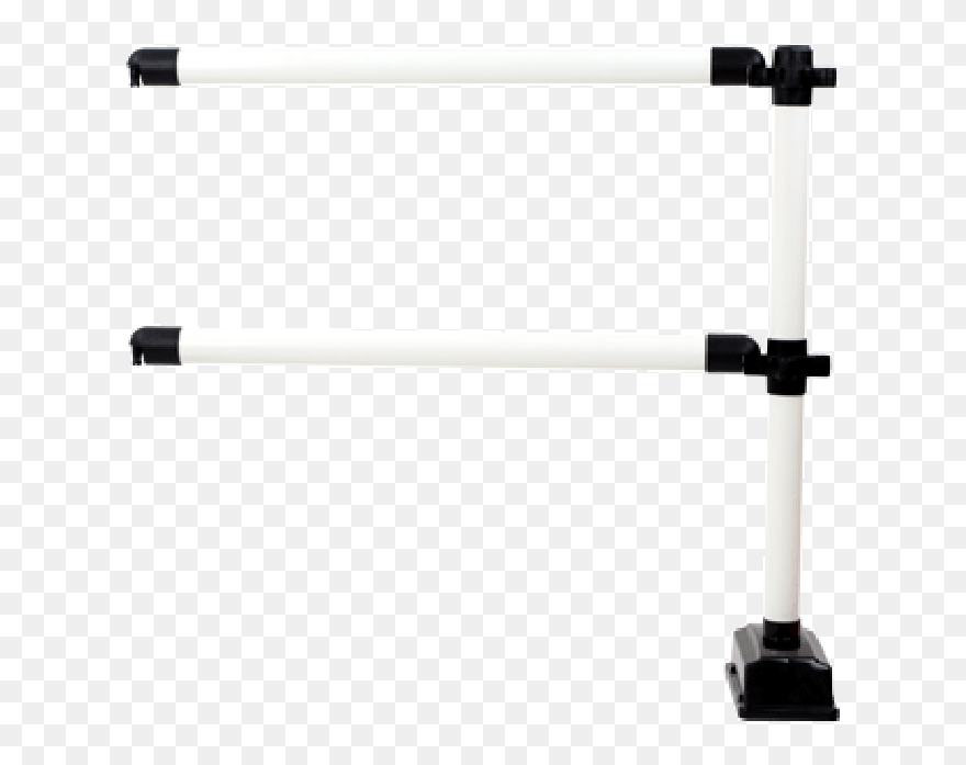 Barrière Express 2 Lisses 1m Supplémentaires Blanc Clipart