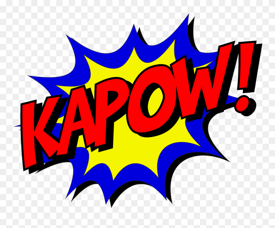 Superhero Boom Clipart