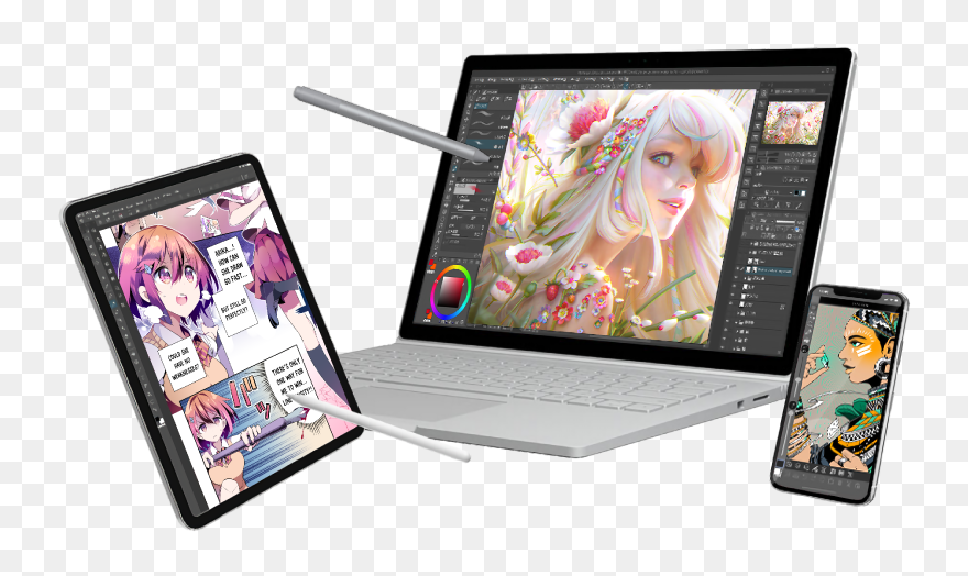 Pc Ipad Iphone - Netbook Clipart