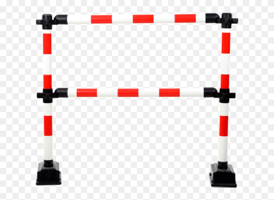 Barrière Express 2 Lisses 1m Rouge/blanc - Barrier 1m Express With 2 Of Smooth 1m Ja An / Black, Clipart