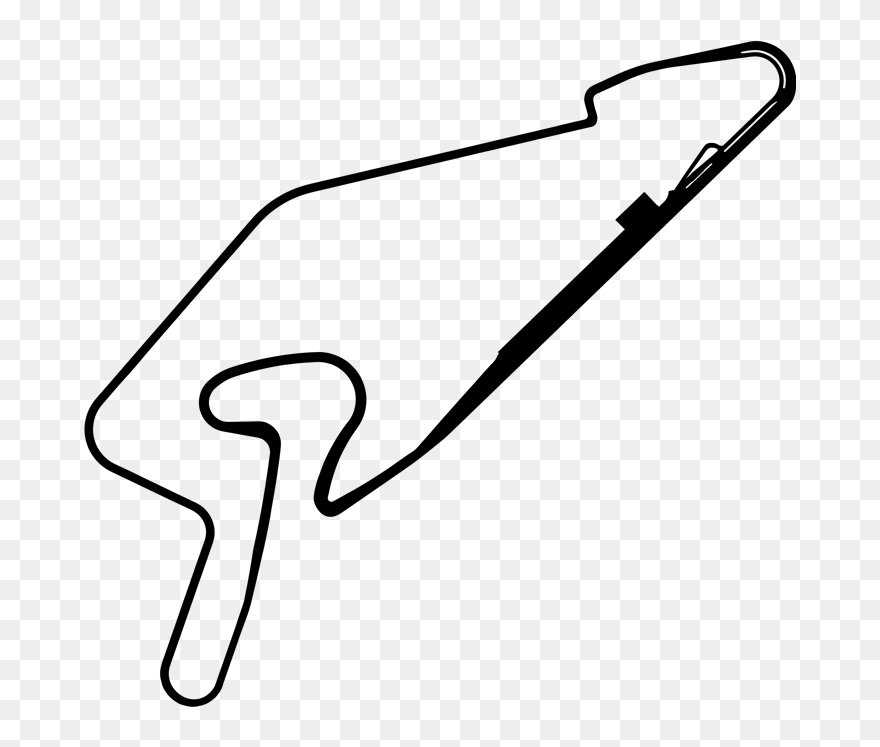 Nurburgring Sprint Layout Clipart