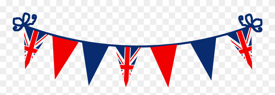 Tt Strange Times - Union Jack Bunting Clipart - Png Download