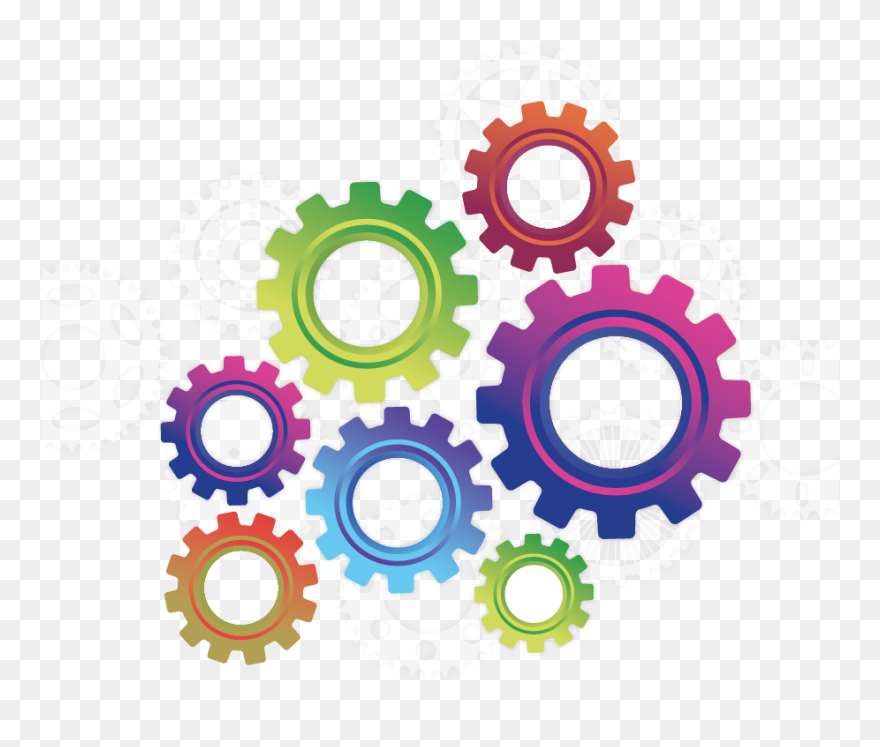 Good Gadgets - Color Gear Icon Png Clipart