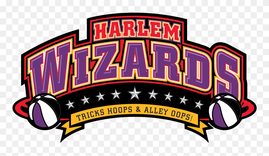 Logo - Basketball Harlem Wizards Clipart