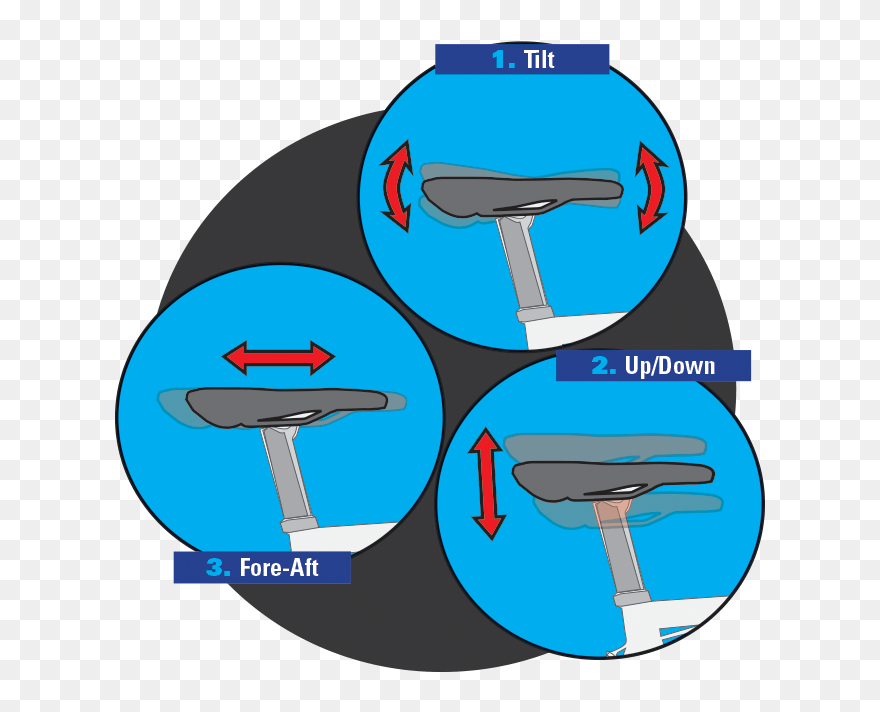 Bike Saddle Fitting Clipart