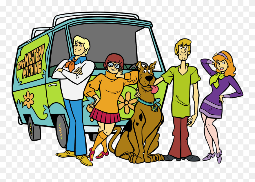 Scooby Doo Clipart Mystery Machine - Scooby Doo And Mystery Machine - Png Download