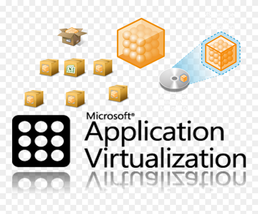 Little Boxes, Full Of Apps, Little Boxes Full Of Streaming - Microsoft Application Virtualization Logo Clipart