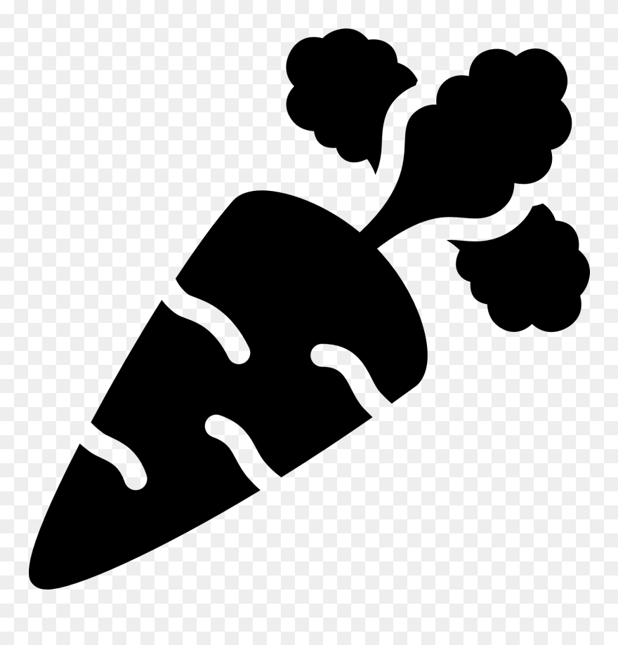 Mac - Carrot Silhouette Clip Art - Png Download