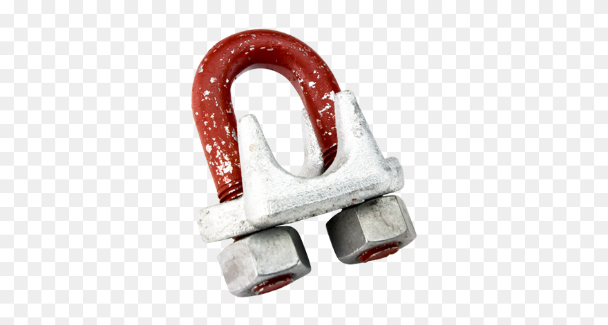 Clip Types Cable Clamp - Wire Rope - Png Download