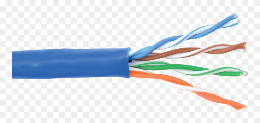 Cable Transparent Utp - Category 5 Unshielded Twisted Pair Clipart