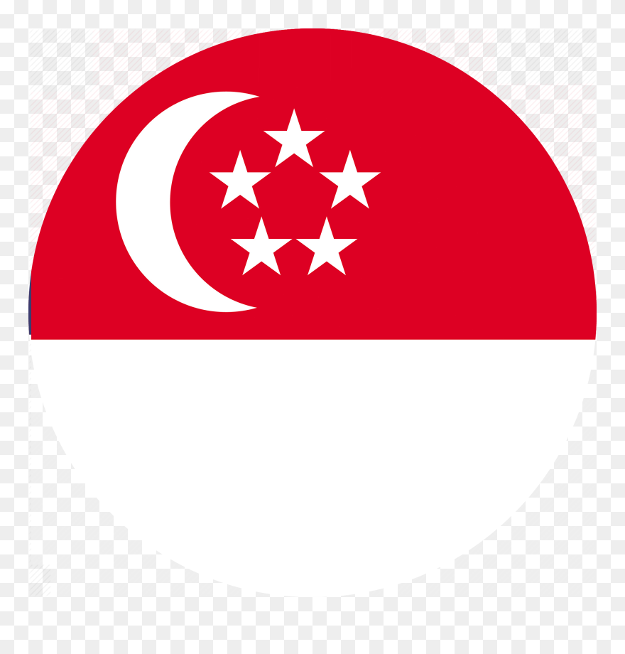 Singapore - Logo Singapore Flag Png Clipart