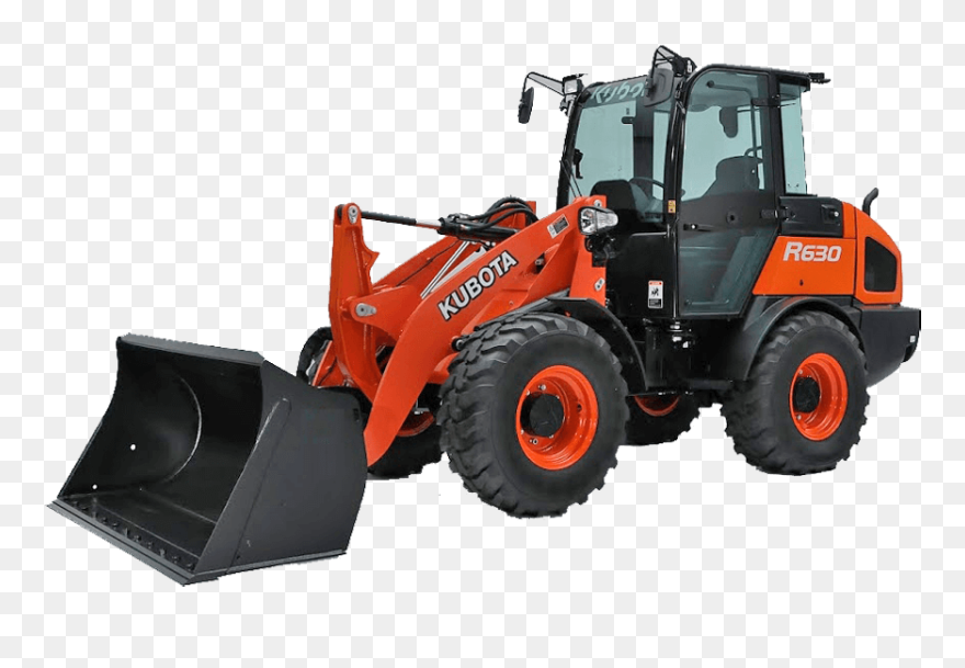Kubota R630 Wheel Loader Clipart