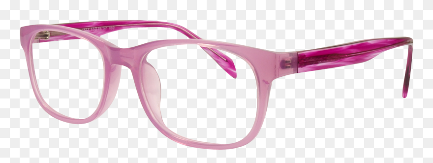 Pink Glasses Frame - Spectacles With Coloured Frame Clipart
