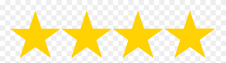 5 5 Transparent Stars Clipart