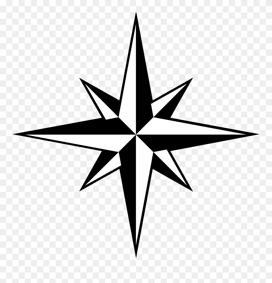 Rosa Dei Venti Vettoriale Clipart