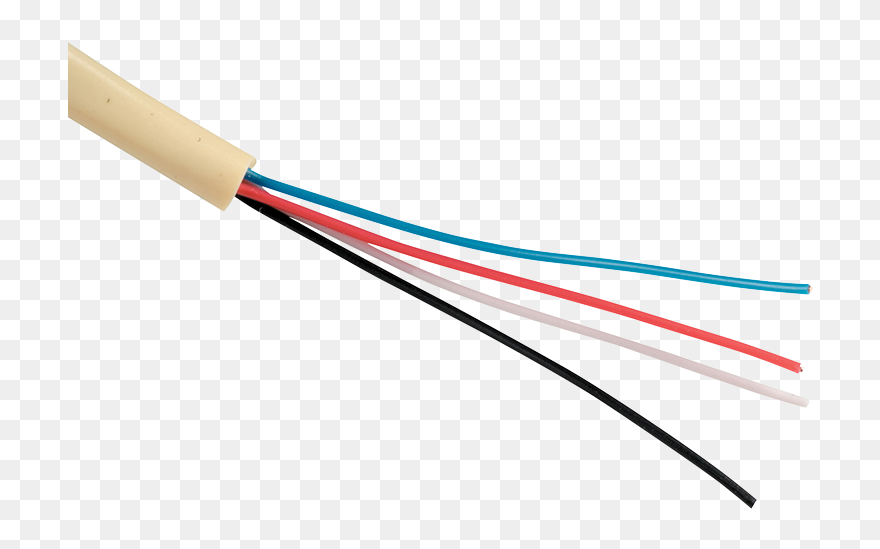 Telephone Wires Png - Telephone 2 Pair Cable Clipart