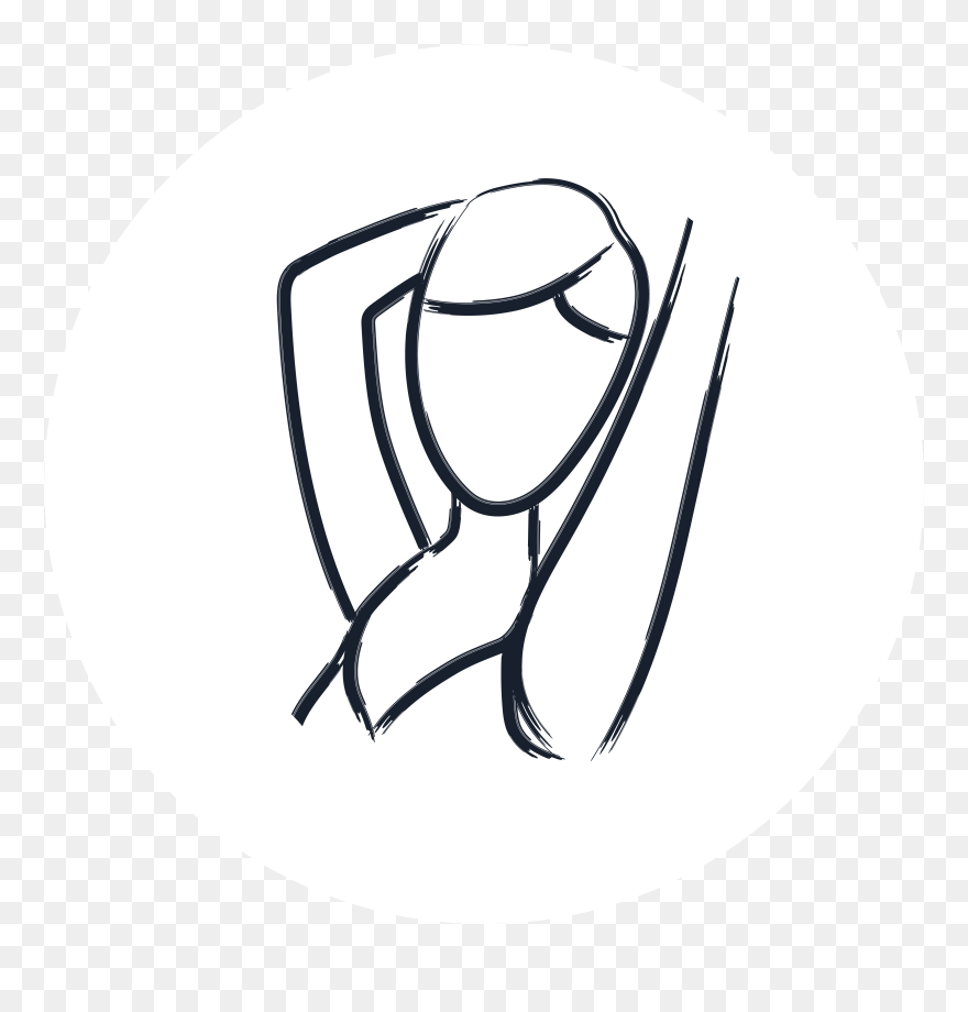 Underarms - Drawing Clipart
