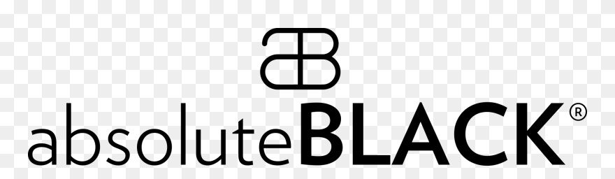 Absolute Black Logo White Clipart