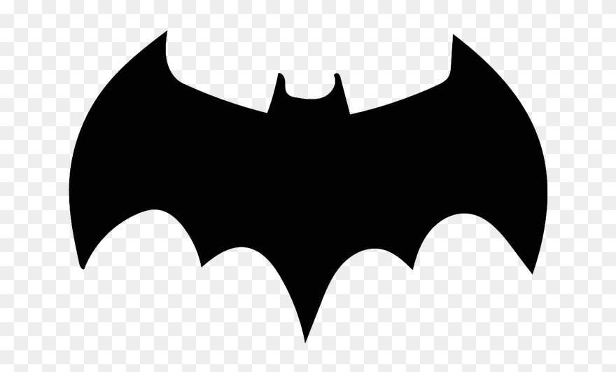 Bat Silhouette - Batman Telltale Bat Symbol Clipart