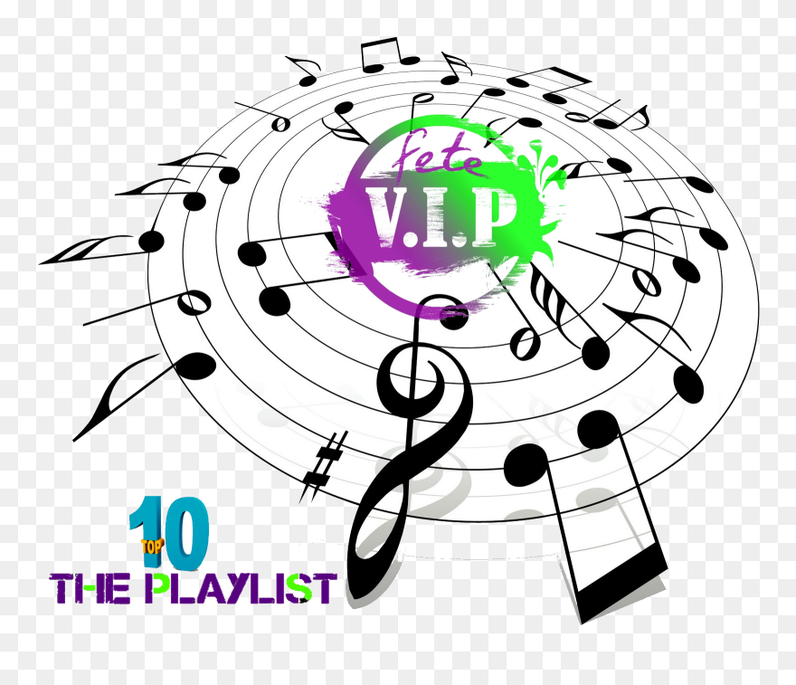 Fetevip Top 10 Play List - Tattoo Stencils Drawing Music Notes Clipart