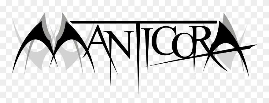 Manticora Metal Band Logo Clipart
