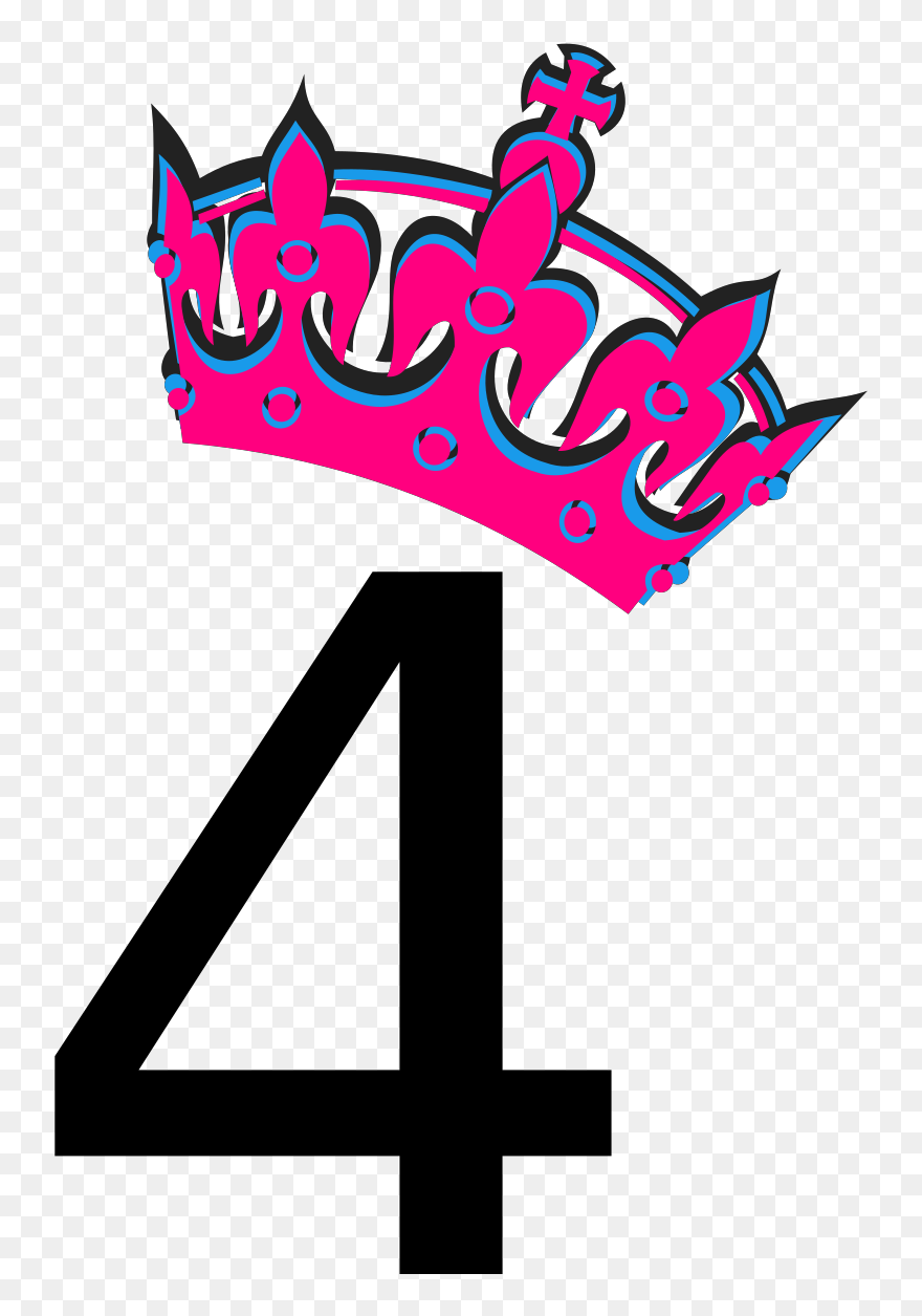 Pink Tilted Tiara And Number 41 Svg Clip Arts - Its My Birthday 29 - Png Download
