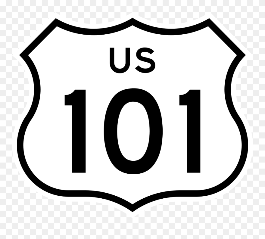 101 Image - U.s. Route 101 In California Clipart