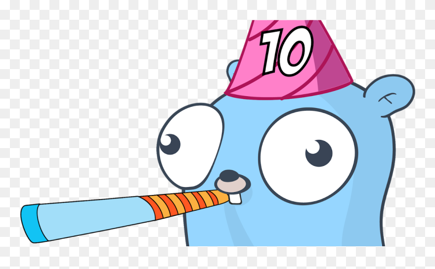 Golang Mascot Clipart