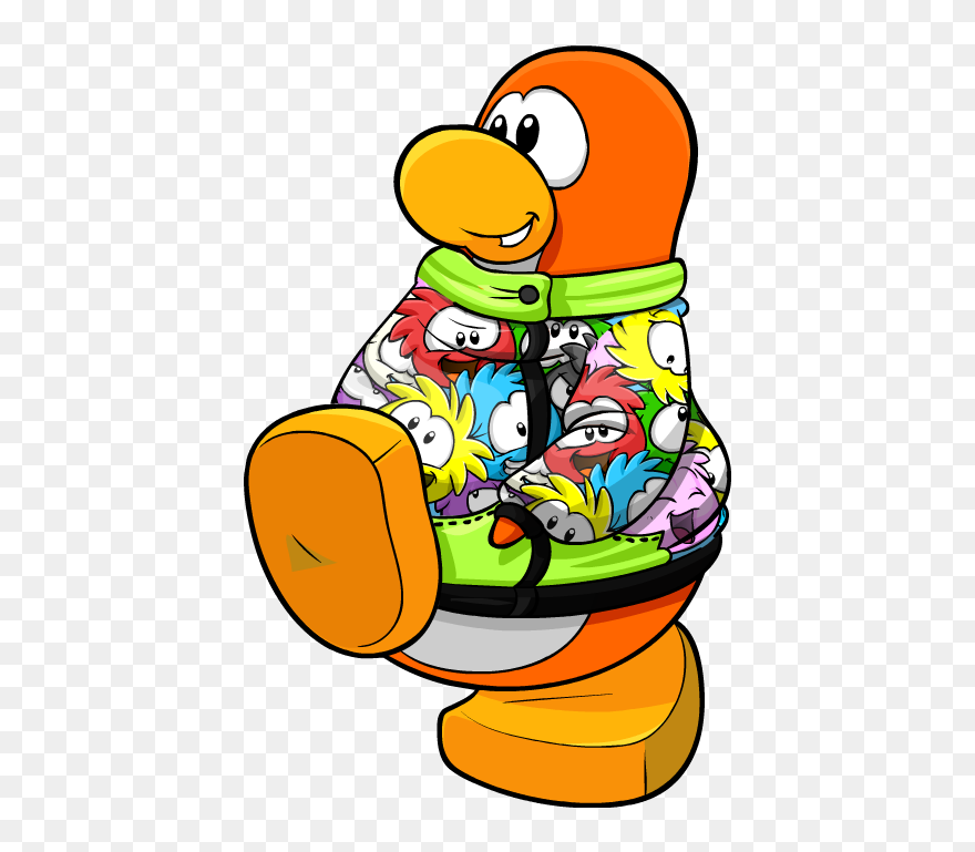 Club Penguin Cloth Adder - Cartoon Clipart