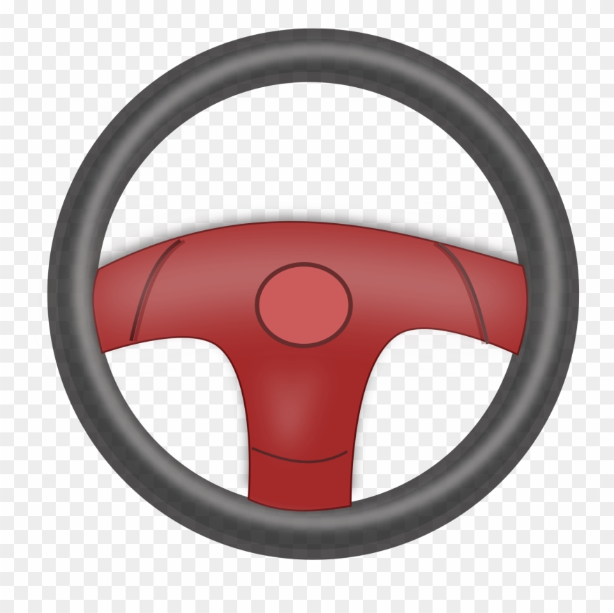 Big Image - Steering Wheel Clip Art - Png Download