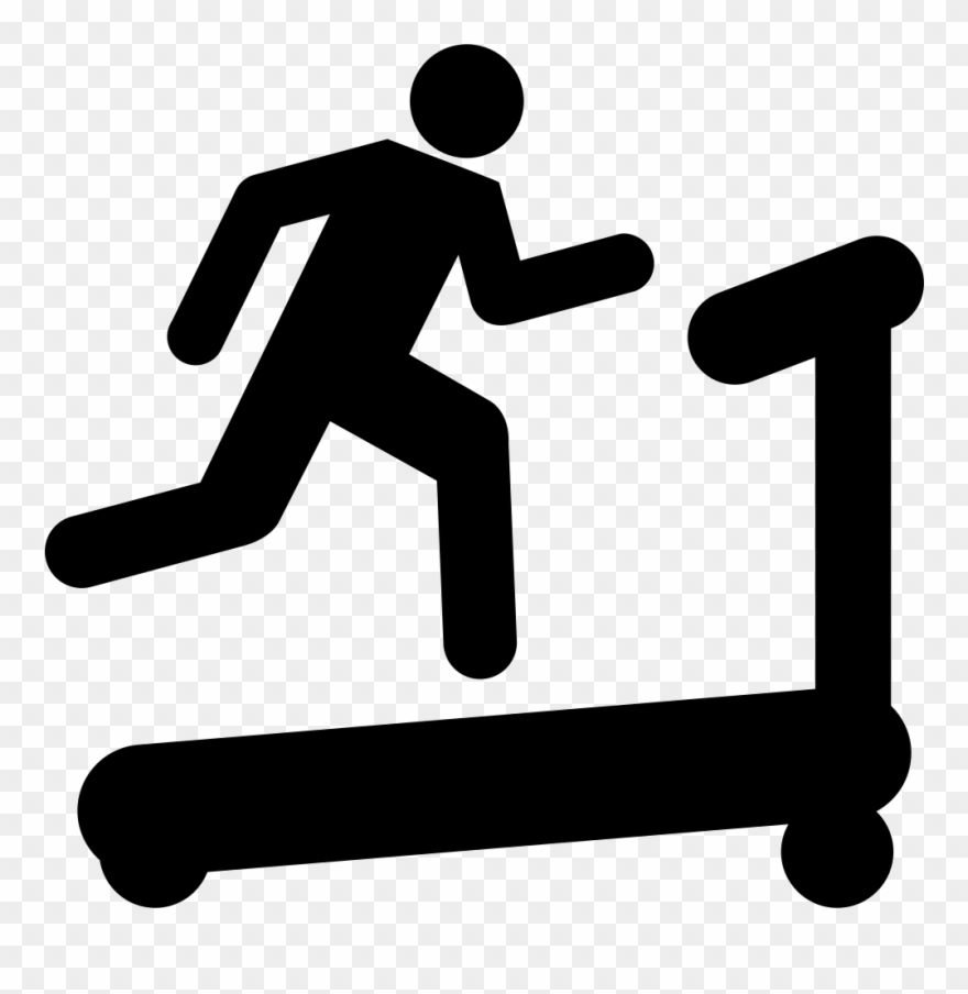 Jpg Treadmill Clipart Svg - Fitness Center Icon - Png Download