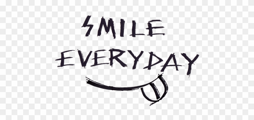 Why Do You Need To Smile Every Day Know The Benefits - Calligraphy Clipart