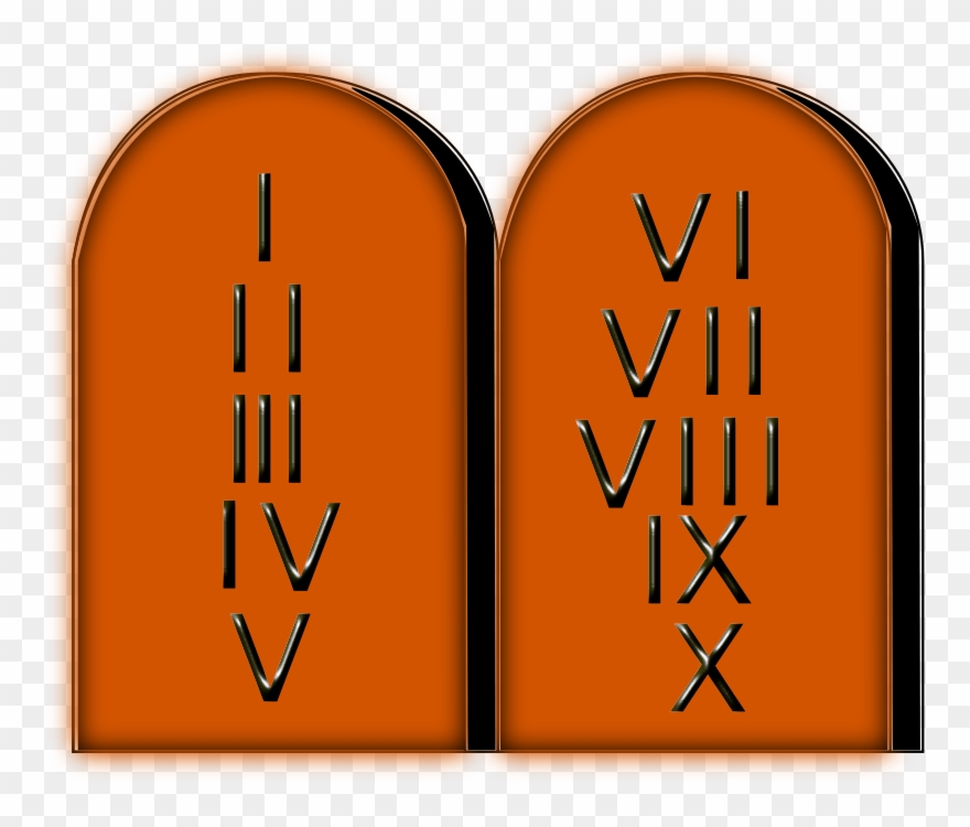 Big Image - Ten Commandments Clipart