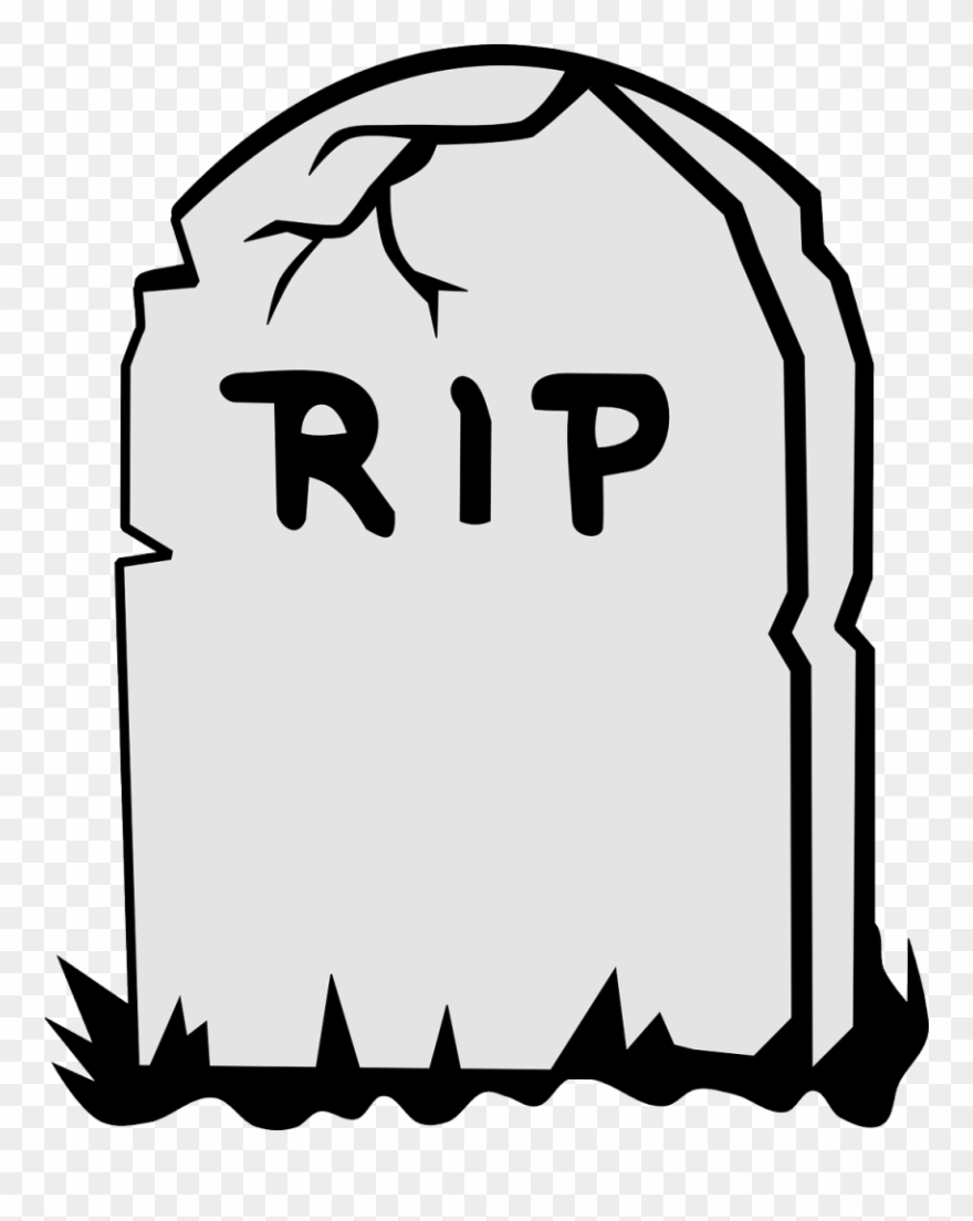 267predictable Death 834×1024 Clip Art - Grave Stone Clip Art - Png Download