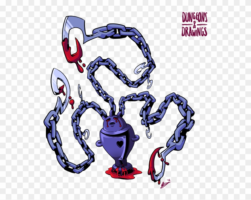 Dungeons And Drawings - Hook And Chain Dnd Clipart