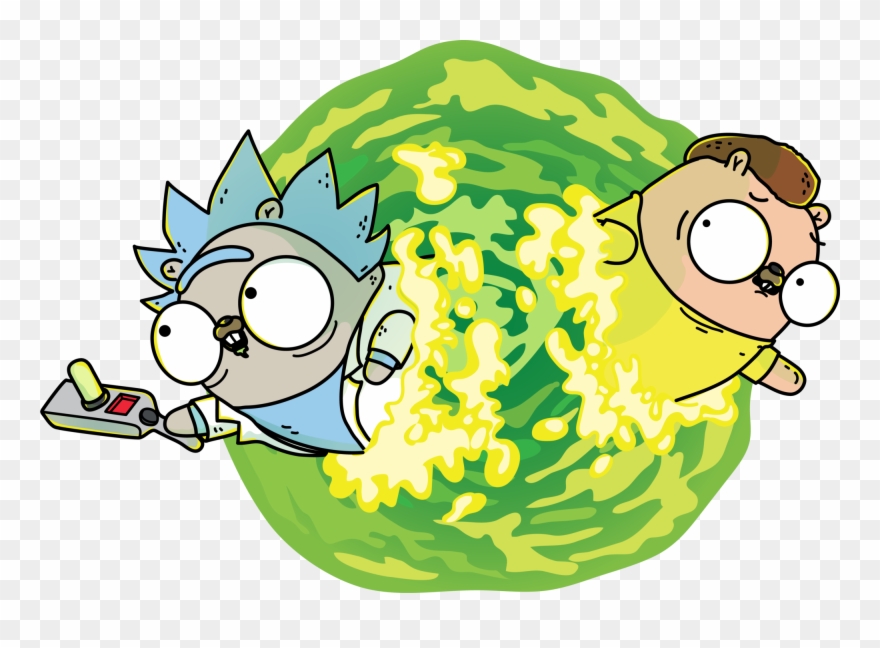 Black And White Stock Applause Clipart Festival - Golang Rick And Morty - Png Download