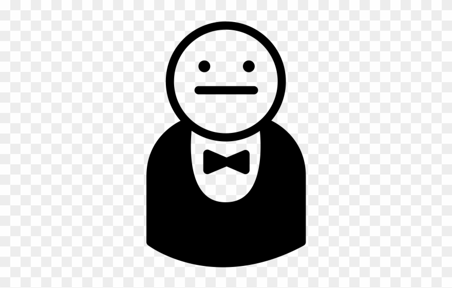 Butler Rubber Stamp - Jeeves Clipart