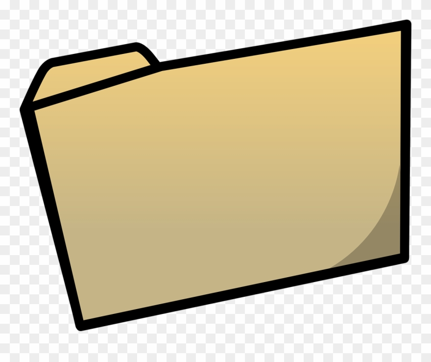 Manila Folders In The Hanging Green Folders In The - File Folder Clipart