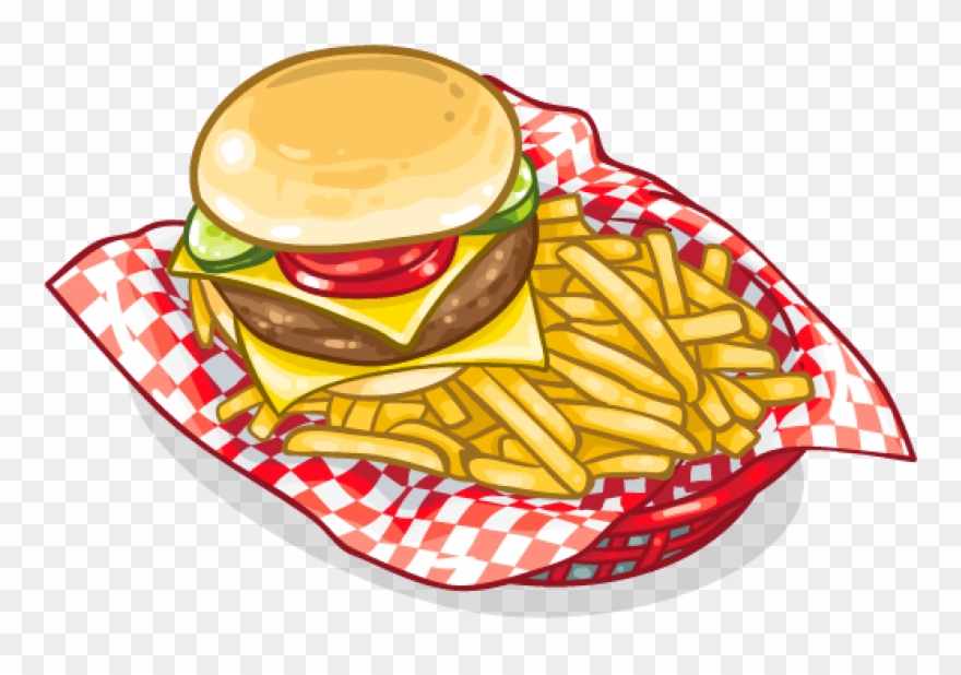 Scfrenchfries Frenchfries Fastfood Hamburger Burger - French Fries Clipart