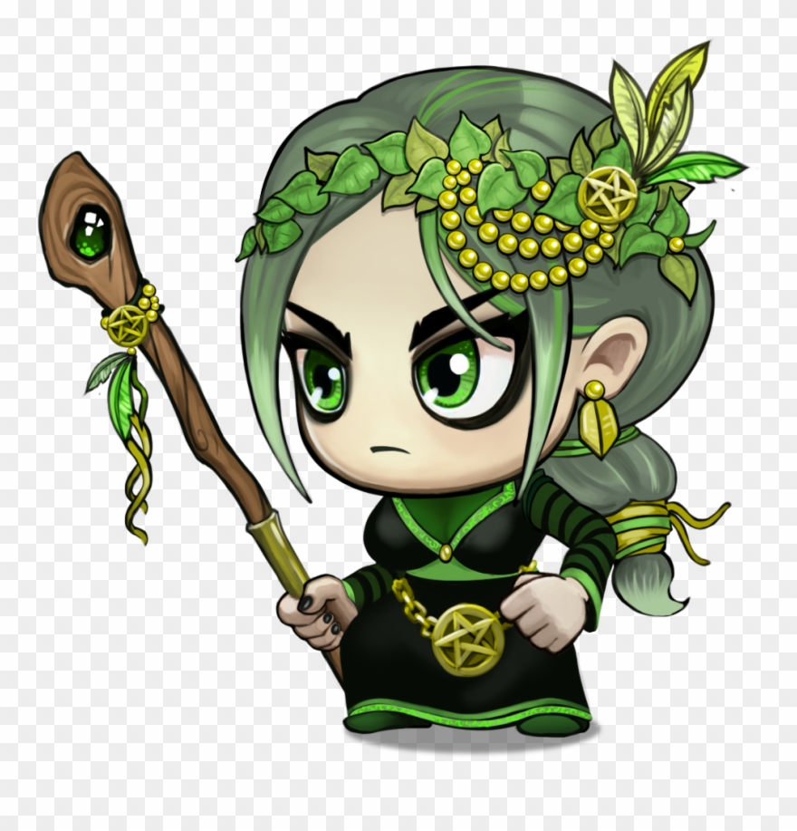 Lady Salem - Cartoon Clipart