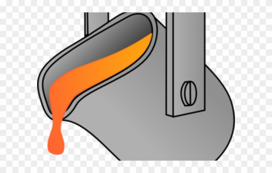 Anvil Clipart Ironworker - Drawing Of A Melting Pot - Png Download